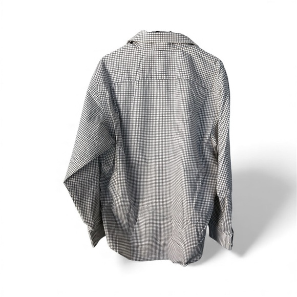 Banana Republic Black and White Gingham Shirt - Picture 2 of 3